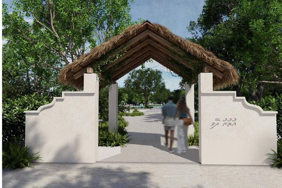 Uthuru Dheyvi entrance gateway (concept)